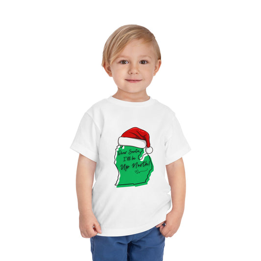 Toddler Short Sleeve Tee Santa Shirt