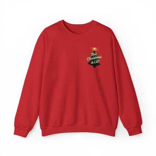 Lit Christmas - Unisex Heavy Blend™ Crewneck Sweatshirt